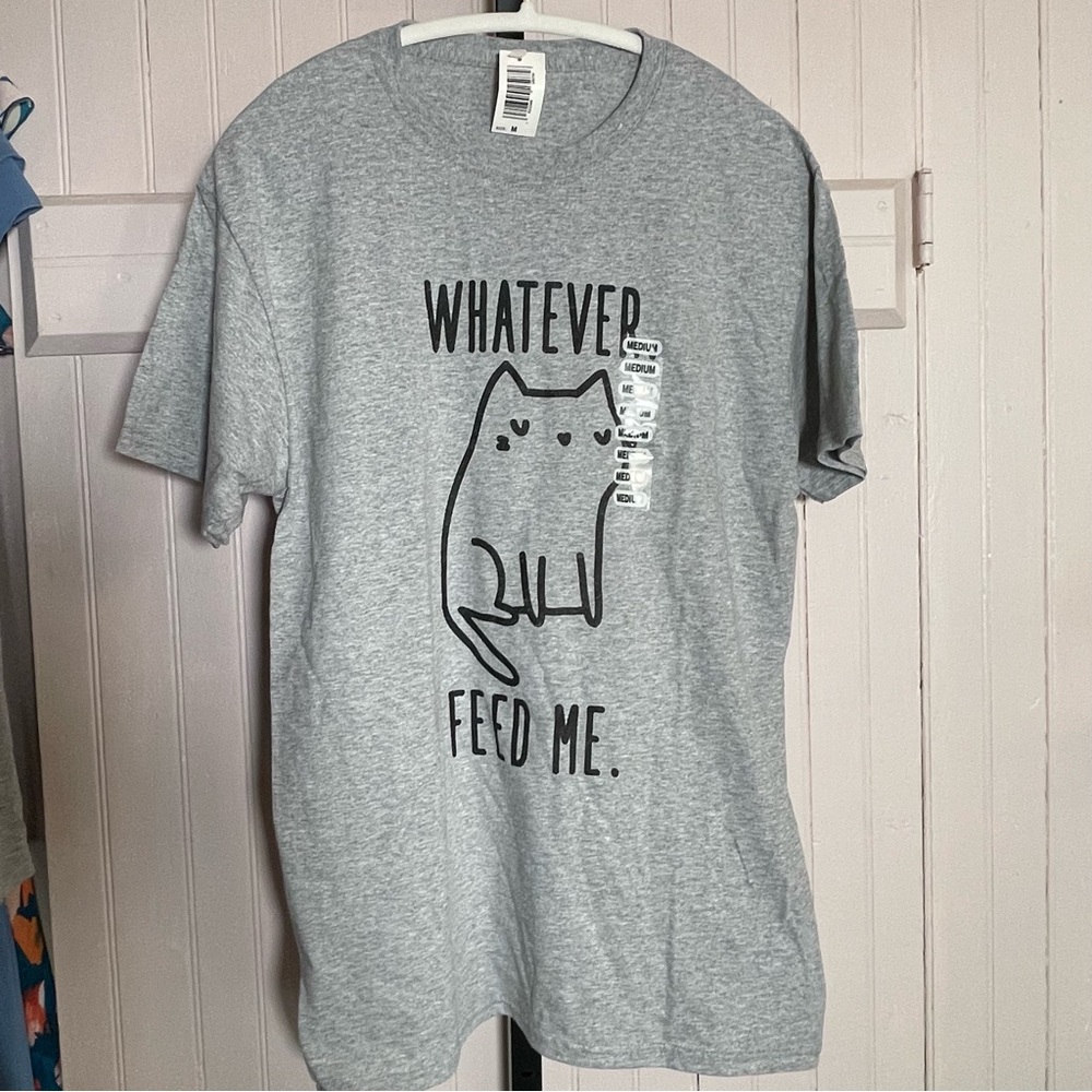 Fruit of the Loom Gray Cat Tee